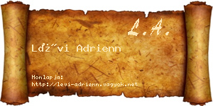Lévi Adrienn névjegykártya
